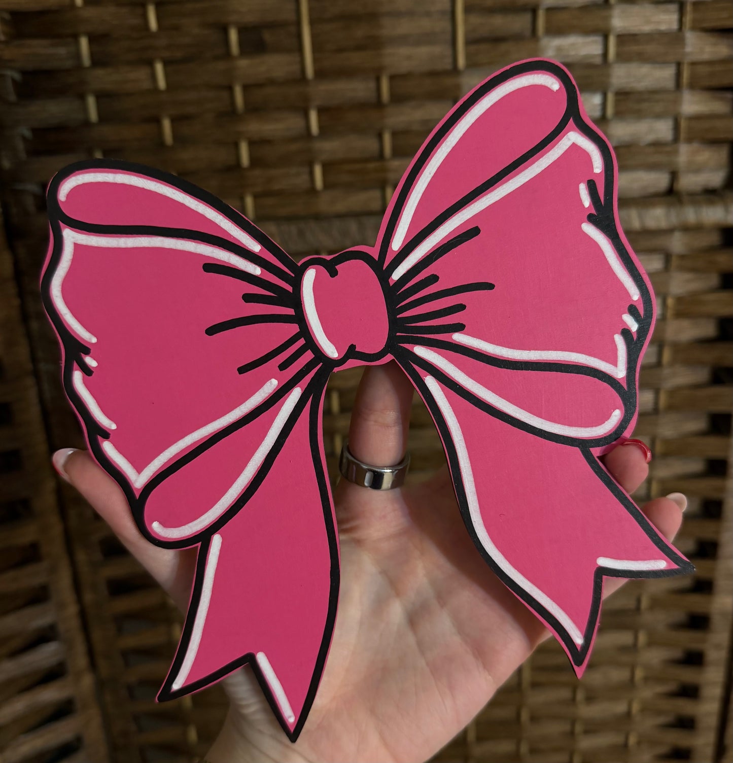 Pink Bow Interchangeable Attachment