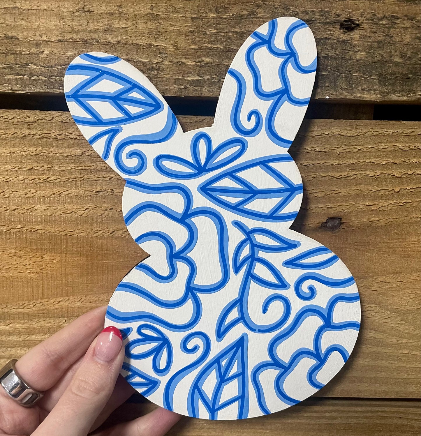 Chinoiserie Easter Bunny Interchangeable Attachment