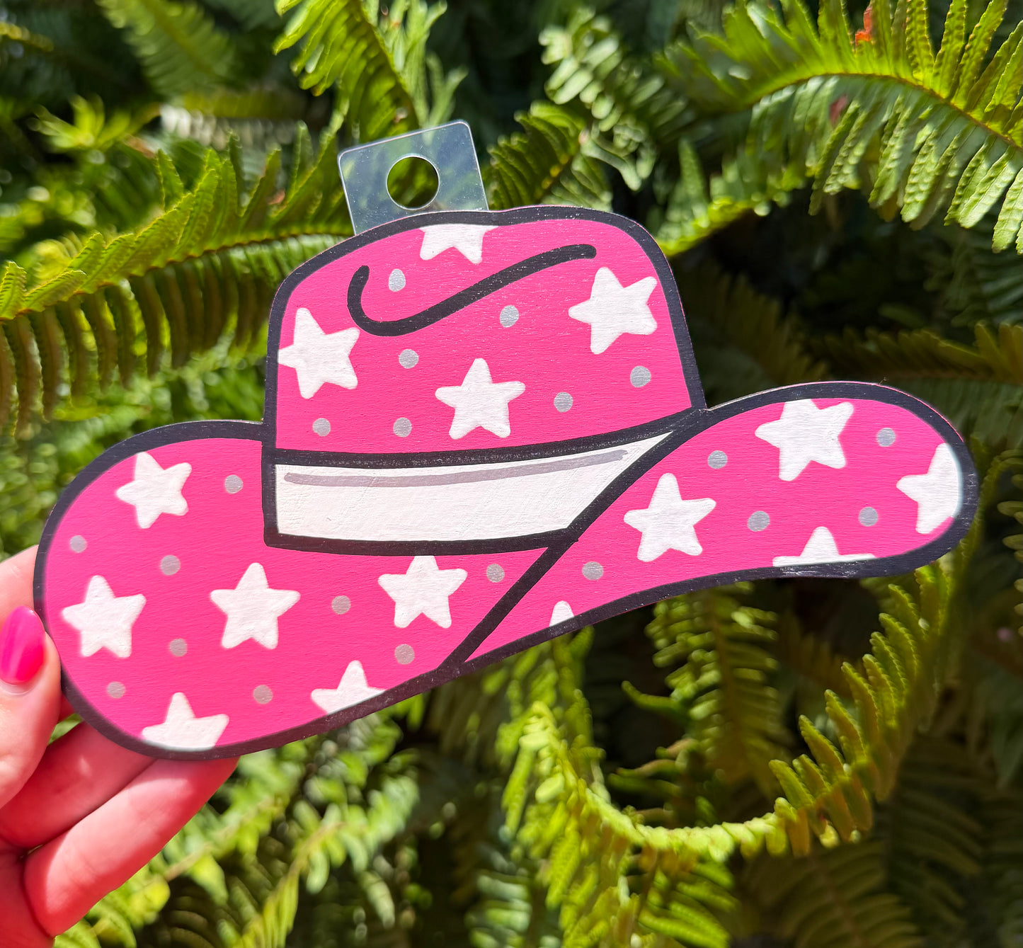 Pink Cowgirl Hat Interchangeable Attachments
