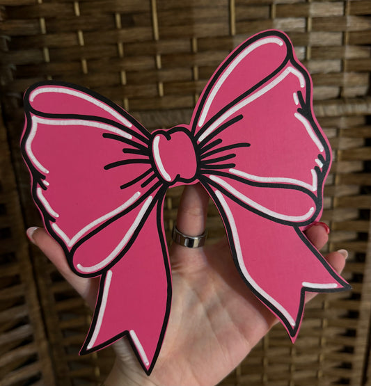 Pink Bow Interchangeable Attachment