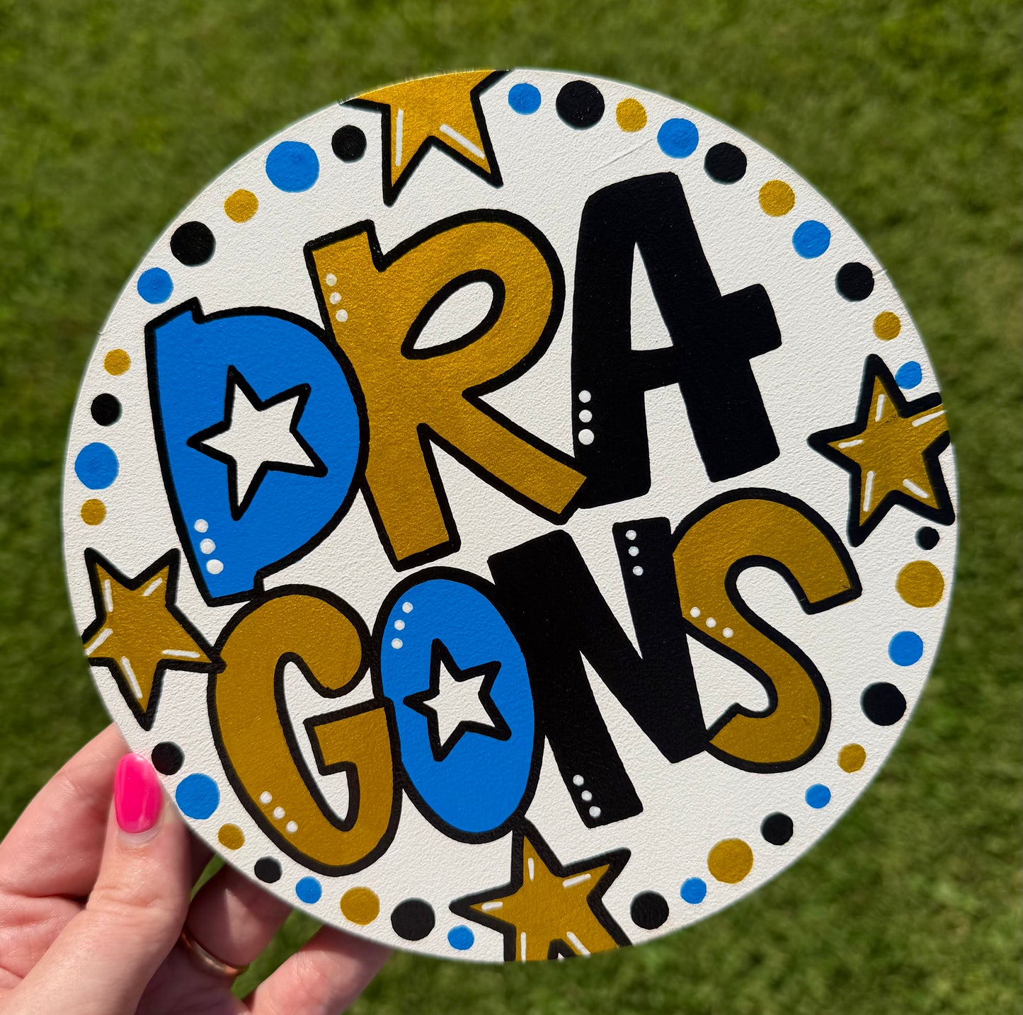 Round Dragons Lettering Interchangeable Attachment